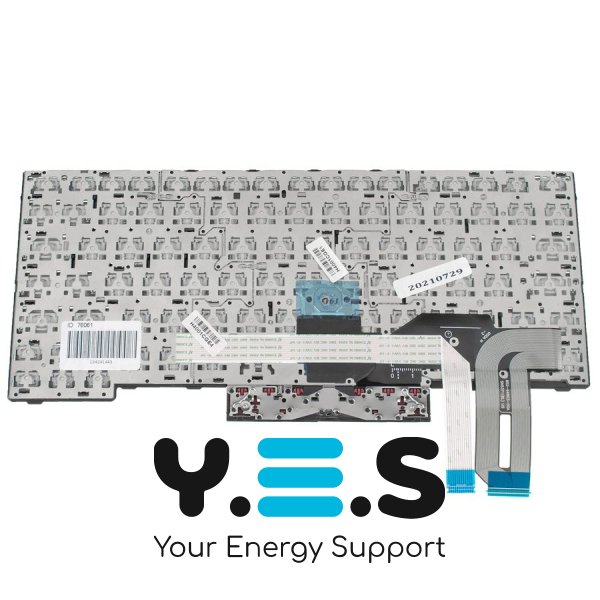 Клавіатура до ноутбуку LENOVO (ThinkPad: E480, L380) російська розкладка, чорний колір