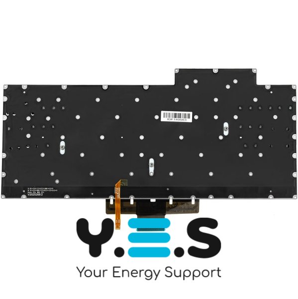 Клавіатура до ноутбуку ASUS (GA503 серій) українська розкладка, чорний колір, без фрейму, підсвітка клавіш (Оригінал)