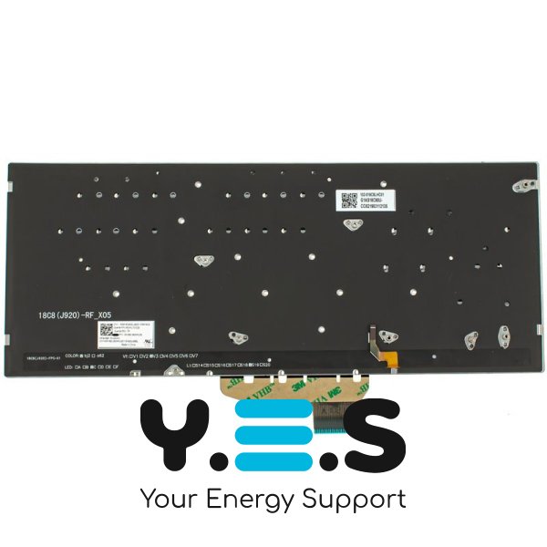 Клавіатура до ноутбуку ASUS (X430 серій) російська розкладка, сріблястий колір, без фрейму, підсвітка клавіш