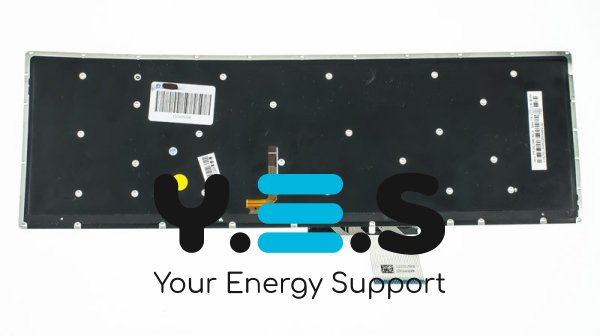 Клавіатура до ноутбуку LENOVO (Y50-70, Y50-80) російська розкладка, чорний колір, без фрейму, підсвітка клавіш (Оригінал)