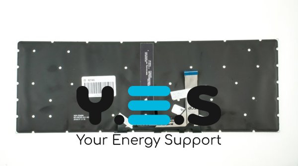 Клавіатура до ноутбуку MSI (GS65) російська розкладка, сріблястий колір, без фрейму, підсвітка клавіш (Оригінал)