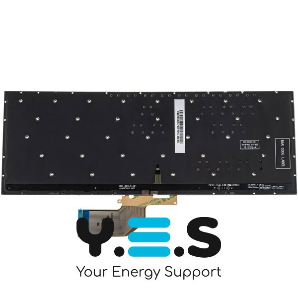 Клавіатура до ноутбуку ASUS (X330 серій) російська розкладка, сріблястий колір, без фрейму