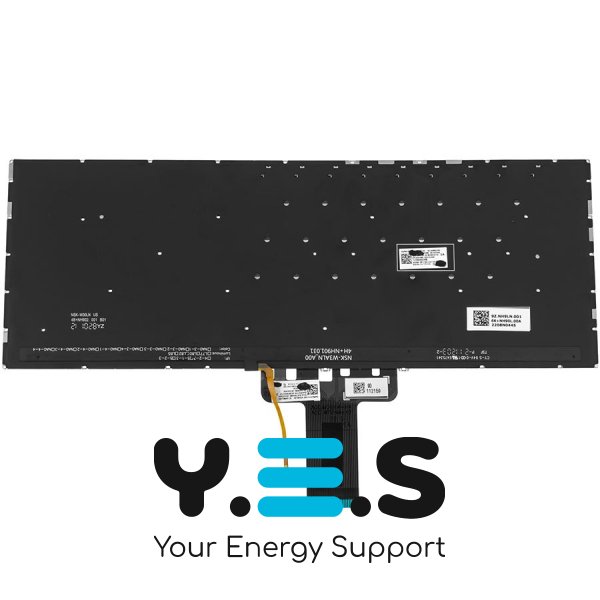 Клавіатура до ноутбуку ASUS (X421 серій) українська розкладка, сріблястий колір, без фрейму, підсвітка клавіш (Оригінал)