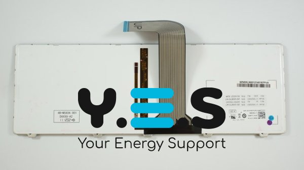 Клавіатура до ноутбуку DELL (Inspiron: 5520, M4110, M5040, M5050, N4110, N5040, N5050, Vostro: 1540, 3550, XPS: L502) російська розкладка, чорний колір, підсвітка клавіш