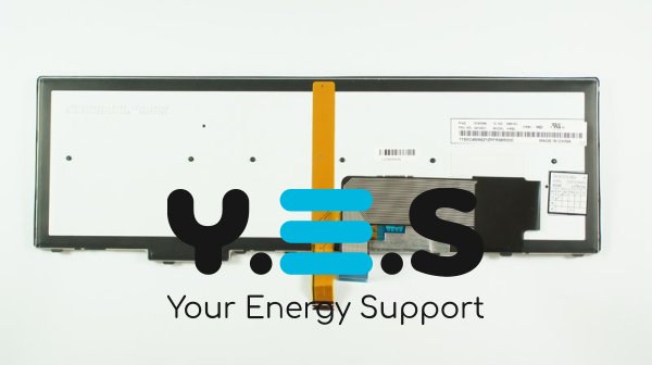 Клавіатура до ноутбуку LENOVO (ThinkPad Edge: E531, E540) російська розкладка, чорний колір, підсвітка клавіш