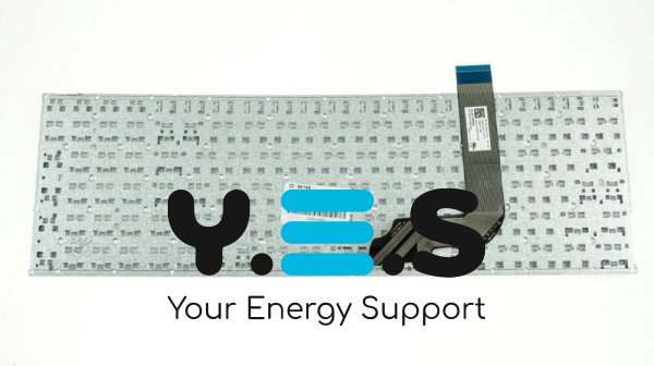 Клавіатура до ноутбуку ASUS (X542 серій) російська розкладка, білий колір, без фрейму (Оригінал)