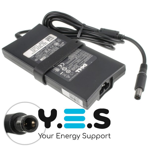 Оригінальний блок живлення до ноутбуку  DELL SLIM 19.5V, 4.62A, 90W, 7.4x5.0-PIN, чорний колір, SLIM (0J62H3)