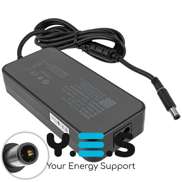 Блок живлення до ноутбуків XIAOMI 19.5V, 9.23A, 180W, 7.4x5.0-PIN, чорний колір, RECTANGULAR