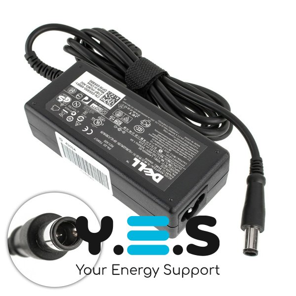 Блок живлення до ноутбуку DELL 19.5V, 2.315A, 45W, 7.4x5.0-PIN, чорний колір, RECTANGULAR