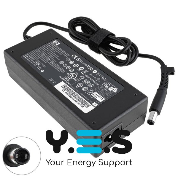 Блок живлення до ноутбуку HP 19.5V, 7.7A, 150W, 7.4x5.0-PIN, чорний колір (без кабелю!)