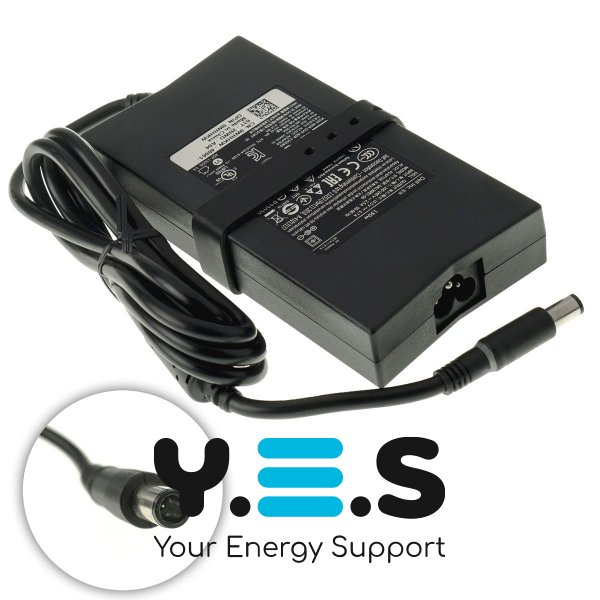 Блок живлення до ноутбуку DELL 19.5V, 6.7A, 130W, 7.4x5.0-PIN, чорний колір, SLIM