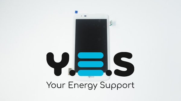 Дисплей для телефону LG K8 K350E білий у зборі з тачскрином без рамки