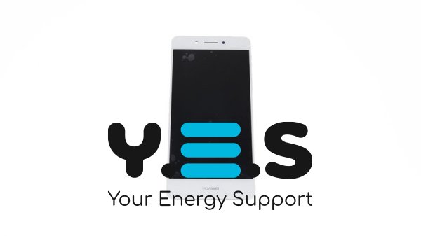 Дисплей для телефону  Huawei Enjoy 6S  білий  у зборі з тачскрином  без рамки