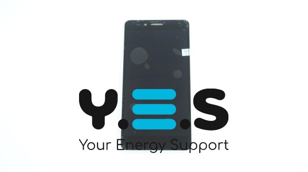 Дисплей для телефону Huawei GR5 чорний у зборі з тачскрином без рамки