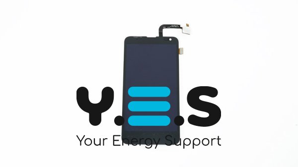 Дисплей для телефону  Fly IQ4514 Quad EVO Tech 4  чорний  у зборі з тачскрином  без рамки