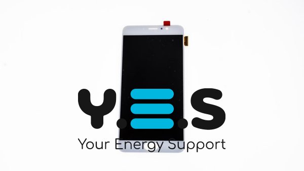 Дисплей для телефону  Meizu Pro 6 plus  білий  у зборі з тачскрином  без рамки  PRC оригінал