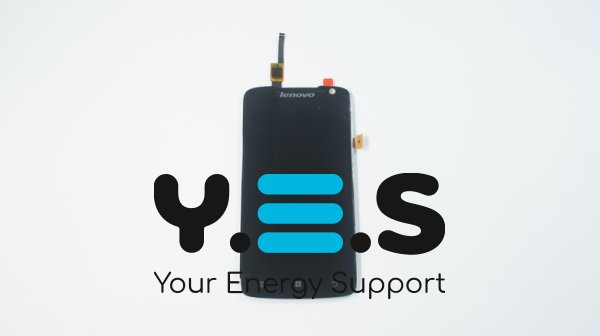 Дисплей для телефону  Lenovo S820  чорний  у зборі з тачскрином  без рамки
