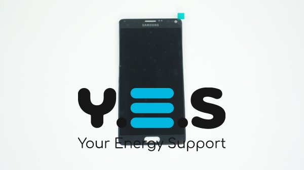 Дисплей для телефону  Samsung Galaxy Note 4 SM-N910  чорний  у зборі з тачскрином  без рамки
