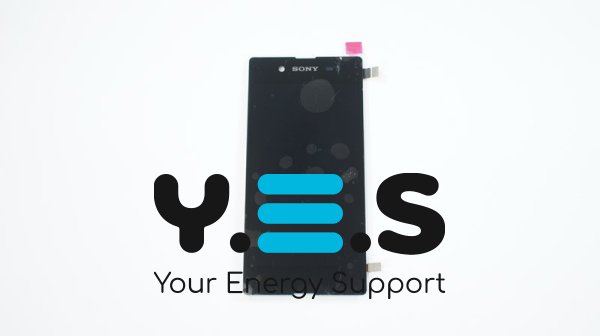 Дисплей для телефону Sony Xperia E3 Dual D2212 чорний у зборі з тачскрином без рамки