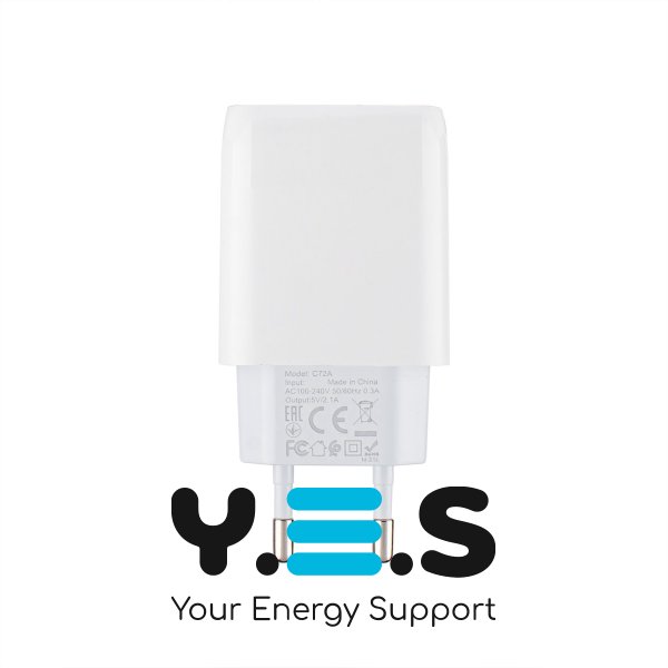 Зарядний пристрій HOCO C72A Glorious  10.5W  білий  6931474712899