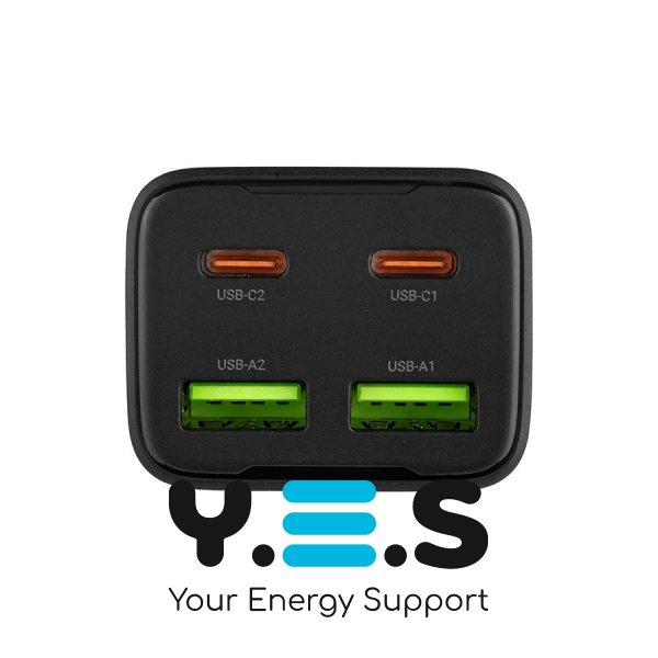 Зарядний пристрій HOCO N56 Fundador  2C+2U  PD30W  чорний  6942007632492