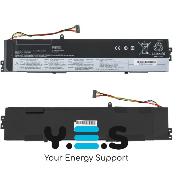 Акумуляторна батарея для ноутбука Lenovo ThinkPad S431 / S440, модель 45N1140, 14.8V, 3100mAh, 46Wh, чорна