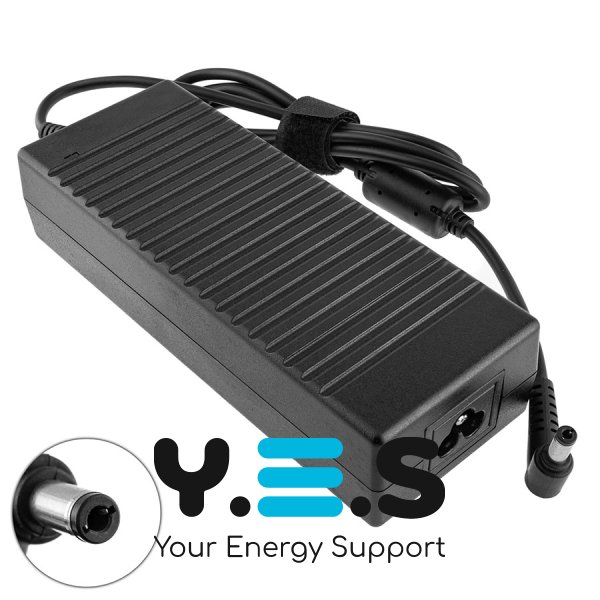 Блок живлення для ноутбука ASUS 19V 6.3A 120W, роз’єм 5.5×2.5 мм, чорний, прямокутний