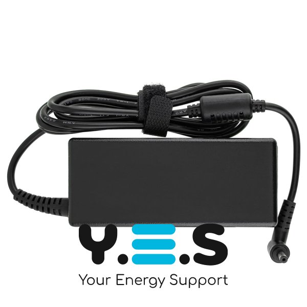 Блок живлення (зарядний адаптер) для ноутбука ASUS — 19V 3.42A (65W), штекер 4.0×1.35 мм, L‑подібний роз’єм, чорний, прямокутний (RECTANGULAR)