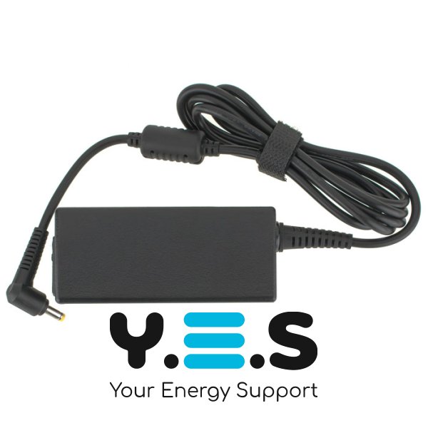 Блок живлення для ноутбука Lenovo 20V 2.25A (45W), штекер 4.0×1.7 мм, L‑подібний прямокутний роз’єм, чорний