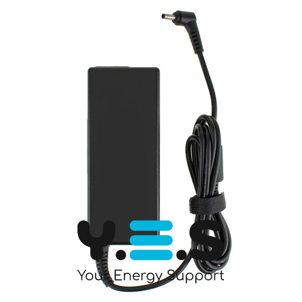 Блок живлення для ноутбука DELL 90W (19.5V/4.62A), штекер 4.0×1.7 мм, 3‑контактний (3 hole) L‑подібний роз’єм, чорний — без кабелю