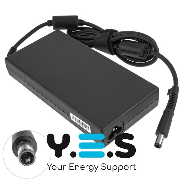 Блок живлення для ноутбука HP 19.5V 7.7A 150W (роз’єм 7.4×5.0 PIN, прямокутний), чорний