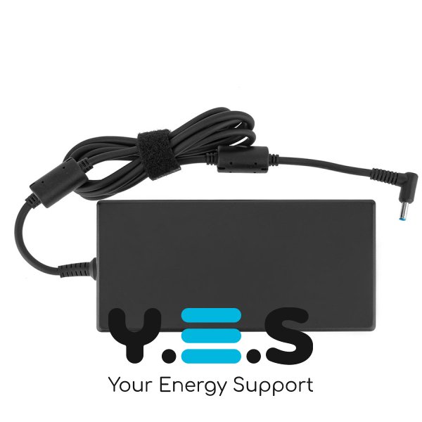 Блок живлення (зарядний адаптер) для ноутбуків HP — 19.5V 10.3A (200W), роз’єм 4.5×3.0 Pin, прямокутний, чорний