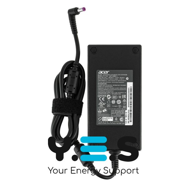 Блок живлення для ноутбука Acer (RECTANGULAR), 19.5V 9.23A 180W, штекер 5.5×1.7 мм, чорний