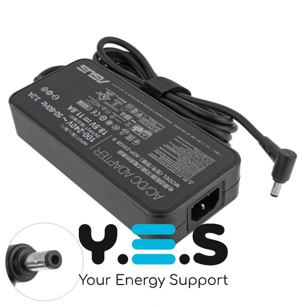 Блок живлення для ноутбука ASUS OVALE — 19.5V, 11.8A, 230W, штекер 5.5×2.5 мм, чорний