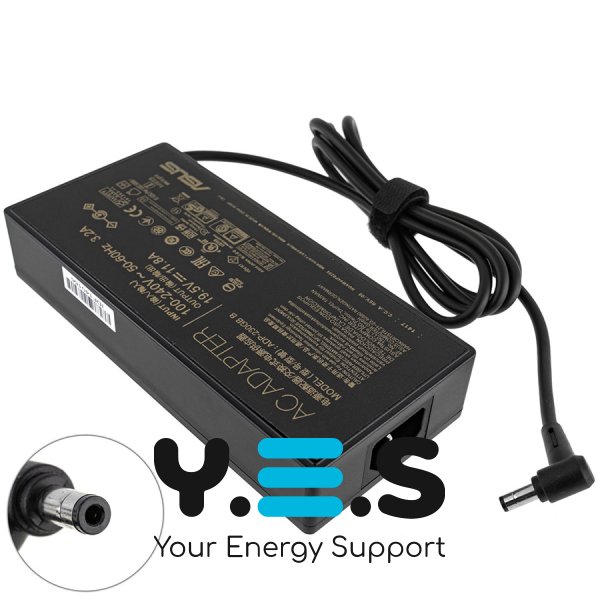 Блок живлення для ноутбука ASUS 19.5V 11.8A 230W (штекер 5.5×2.5 мм), чорний, прямокутний