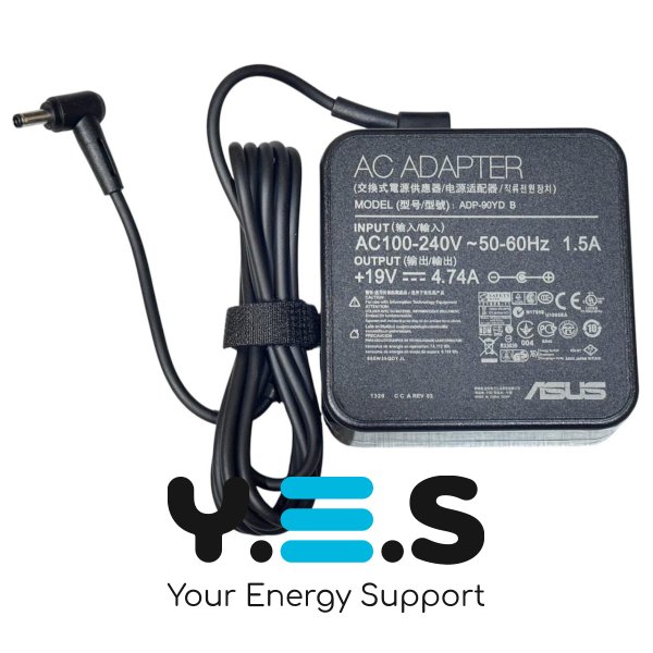 Блок живлення (зарядний адаптер) для ноутбуків ASUS — 19V 4.74A 90W, штекер 4.5×3.0 мм