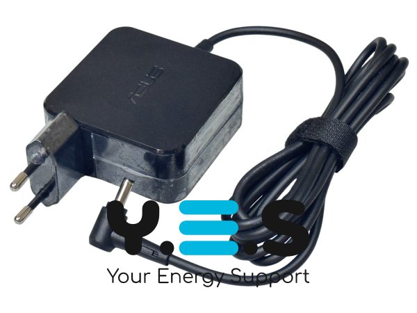 Блок живлення (зарядний адаптер) для ноутбука Asus — 19V 2.37A, 45W, штекер 4.5×3.0 мм