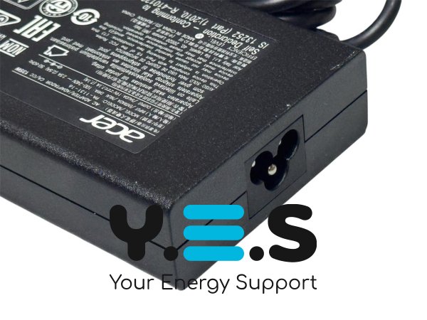 Зарядний адаптер живлення для ноутбука Acer Slim — 19V 7.1A (135W), штекер 5.5×1.7 мм