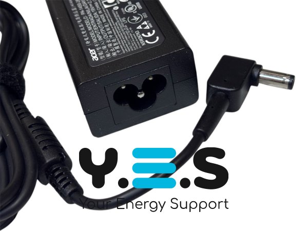 Адаптер живлення для ноутбука Acer — 19V 2.37A (45W), штекер 5.5×1.7 мм, прямокутний корпус