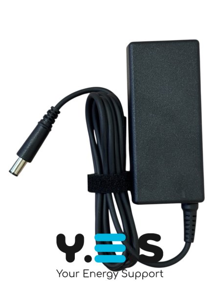 Блок живлення (зарядний адаптер) для ноутбука Dell — 19.5V 3.34A, 65W, штекер 7.4×5.0 мм (прямокутний)