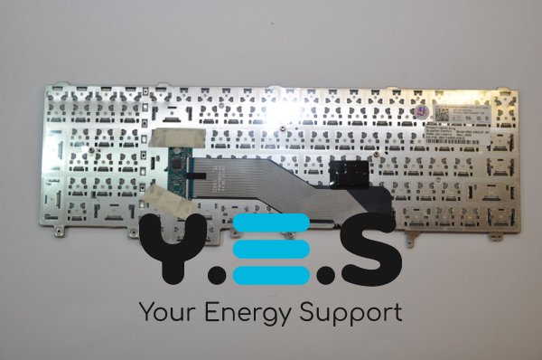 Клавіатура для ноутбука Dell Latitude E6520/E6530/E6540 та Precision M4600/M6600 — розкладка RU, чорна, без джойстика