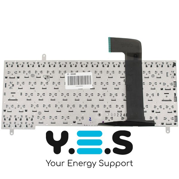 Клавіатура для ноутбука Samsung N210, N220, N230, N350 — розкладка RU, чорна, без рамки