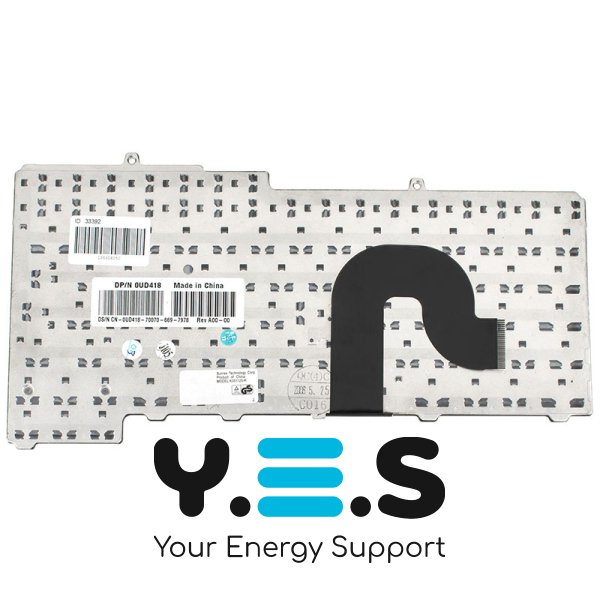 Клавіатура для ноутбука Dell Inspiron 1300 / B120 / B130, Latitude 120L — чорна, з RU-розкладкою