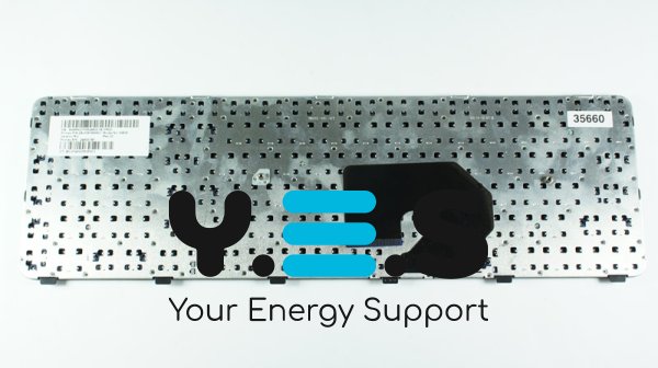 Клавіатура для ноутбука HP Pavilion dv7-6000, dv7-6100, dv7-6b, dv7-6c — розкладка RU, чорна