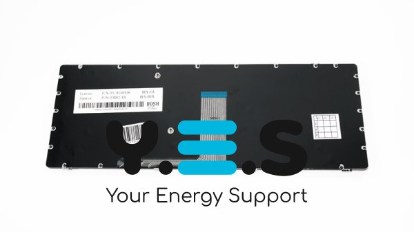 Клавіатура для ноутбука Lenovo Y480, Y485 — чорна, розкладка RU