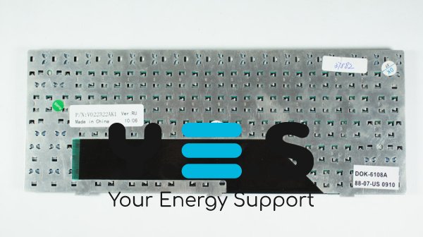 Клавіатура для ноутбука MSI U135, U160 — розкладка RU, чорна