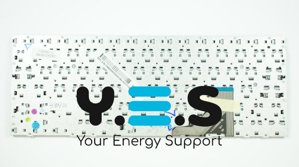 Клавіатура для ноутбука Samsung NP530V3, NP535V3, NP530U3, NP535U3 — RU-розкладка, чорна, без рамки