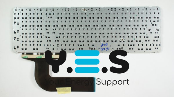 Клавіатура для ноутбука HP Pavilion 17-e series — чорна, RU-розкладка, без рамки