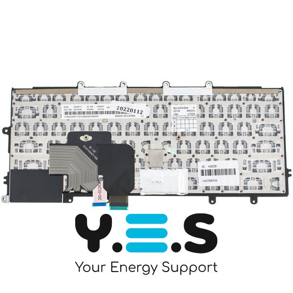 Клавіатура для ноутбука Lenovo ThinkPad X240, X240S, X240i, X250 — чорна, RU-розкладка