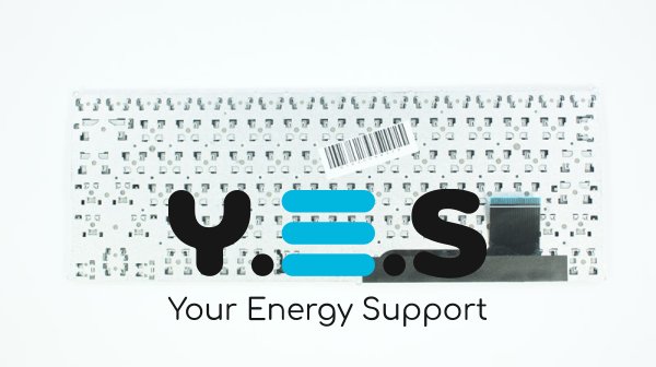 Клавіатура для ноутбука ASUS серій S200, X201, X202 — біла, RU-розкладка, без рамки